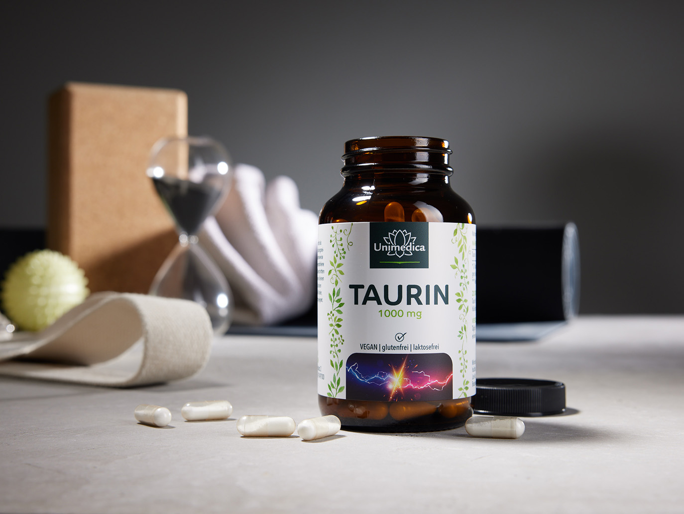 Taurine - 1,000 mg per daily dose (2 capsules) - 120 capsules - Taurine - by Unimedica